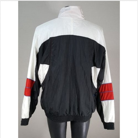 NEW Vintage Wilson Tennis Zip Up Jacket Colorblock Windbreaker L 80s NWT - Picture 2 of 8